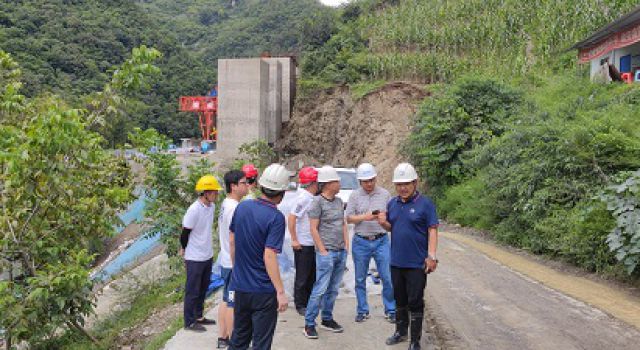 綿陽質監站對四川九綿高速JL8總監辦所轄標段進行汛期安全排查